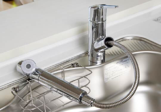 浄水機能付きハンドシャワー混合水栓