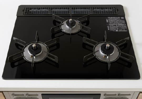 Siセンサー付きガラストップコンロ