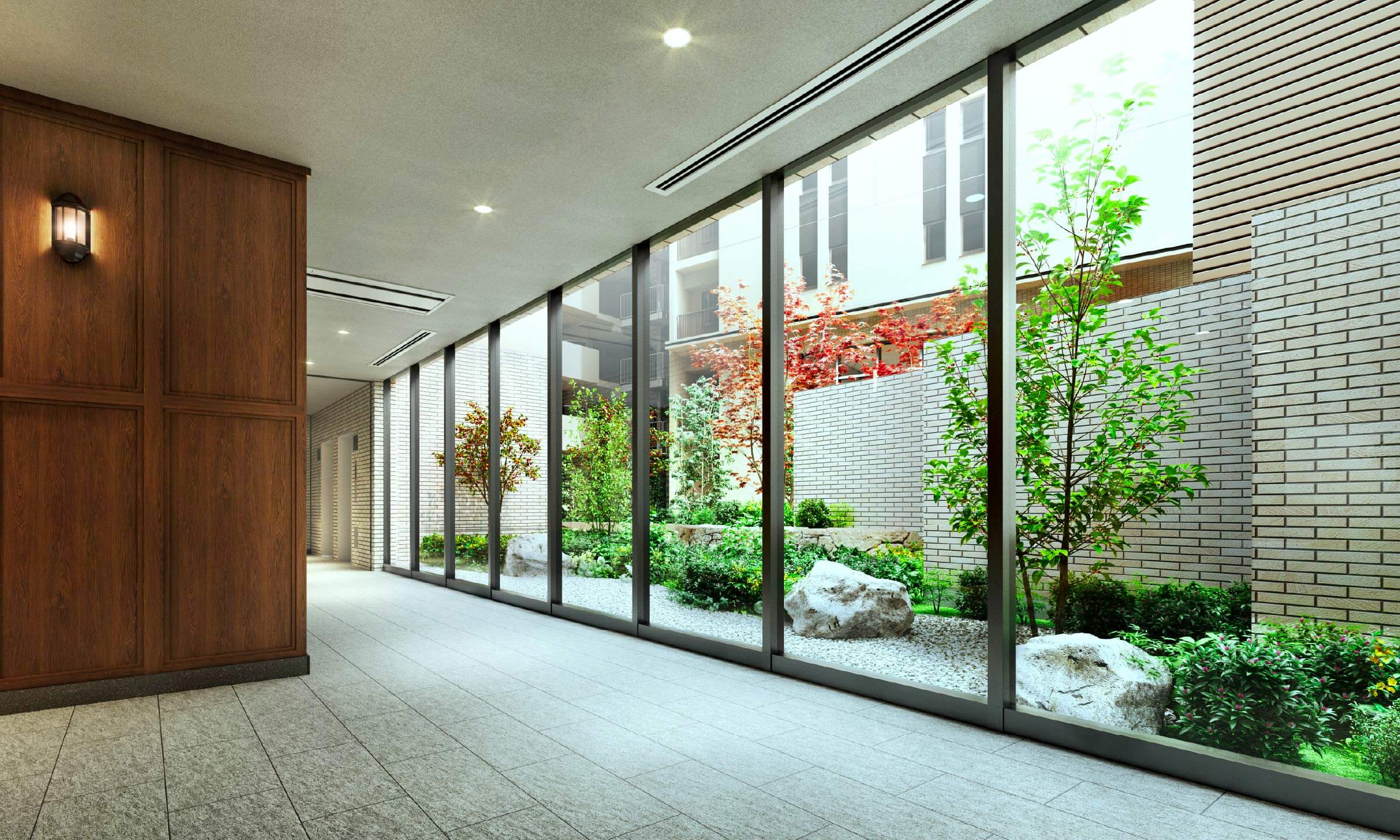 景石の主庭完成予想CG