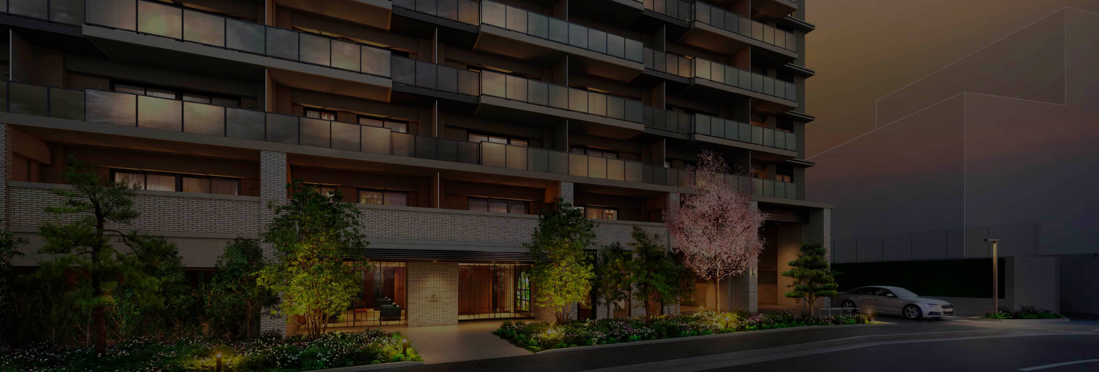 エントランスアプローチ完成予想CG※1