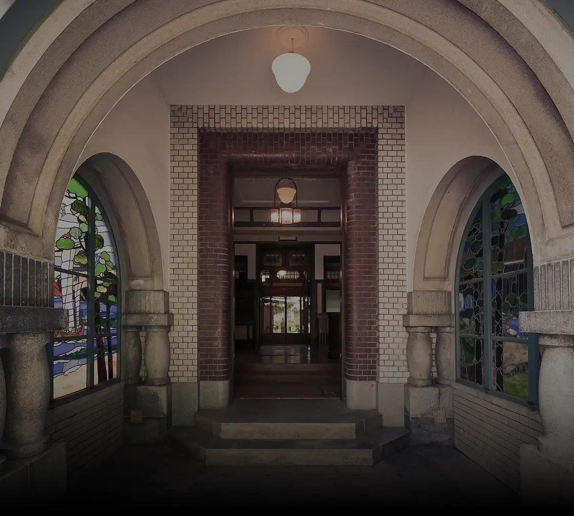 図面を書いている様子