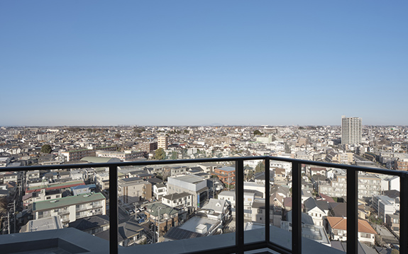 Cタイプ 眺望 筑波山方面